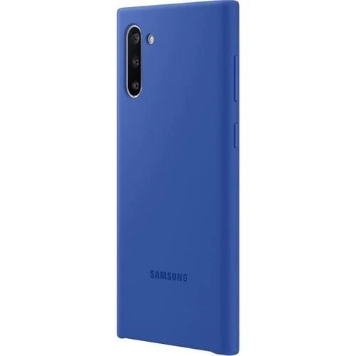 Galaxy Note 10 ile Uyumlu Silikon Kılıf Mavi EF-PN970TLEGWW - 4
