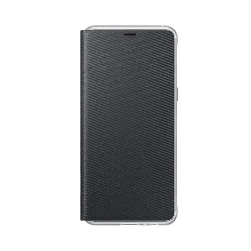 Galaxy A8 (2018) ile Uyumlu Neon Flip Koruyucu Kılıf Siyah EF-FA530PBEGWW - 2