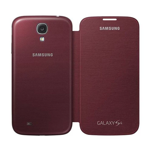 Galaxy S4 ile Uyumlu Flip Cover Kılıf Kırmızı EF-FI950BREGWW (Out)