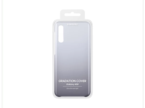 Galaxy A50 ile Uyumlu Clear Cover Siyah EF-AA505CBEGWW - 1