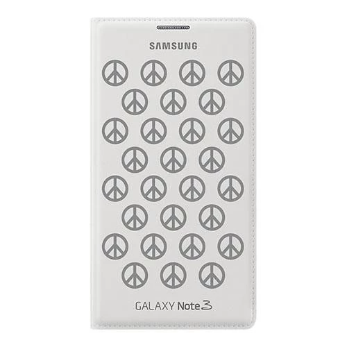 Galaxy Note 3 ile Uyumlu Moschino Flip Wallet  Kılıf Beyaz-Gri EF-EN900BSEGWW - 2