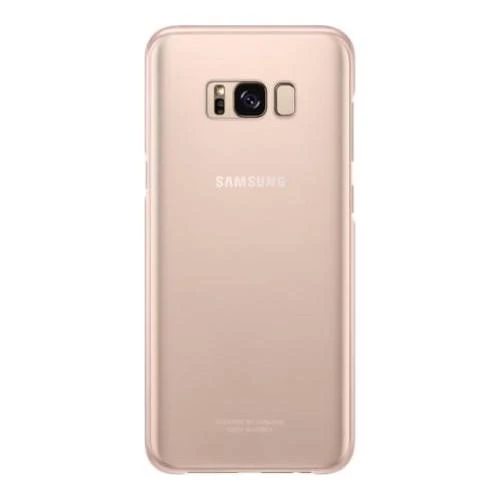 Galaxy S8+ ile Uyumlu Şeffaf Koruyucu Kılıf Pembe EF-QG955CPEGWW - 1
