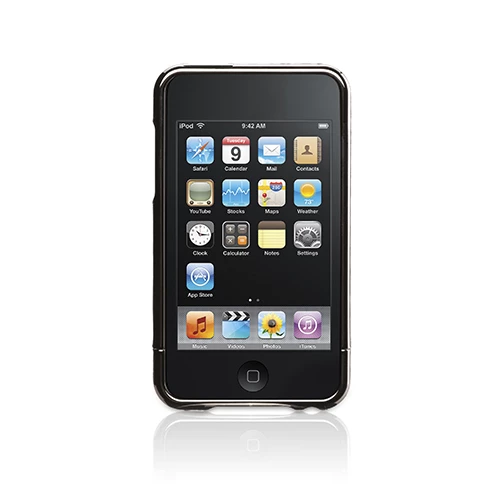 Griffin iPod Touch 4 ile Uyumlu Karbon Desenli Stantlı Kılıf Graphite RE01943 - 4