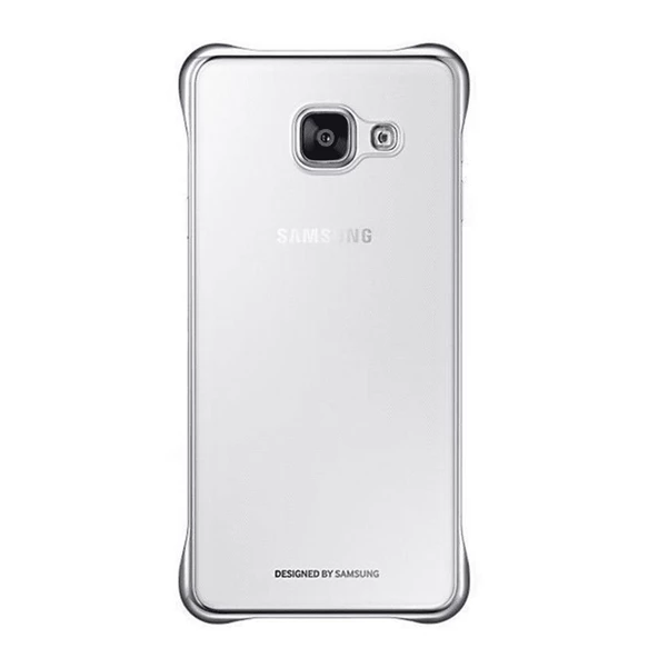 Galaxy A3 (2016) A310F ile Uyumlu Clear Back Cover Kılıf Gümüş EF-QA310CSEGWW (Out) - 1