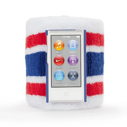 Griffin iPod Nano 7 ile Uyumlu Sportcuff Bilek Bandı Kılıf Beyaz RE37770