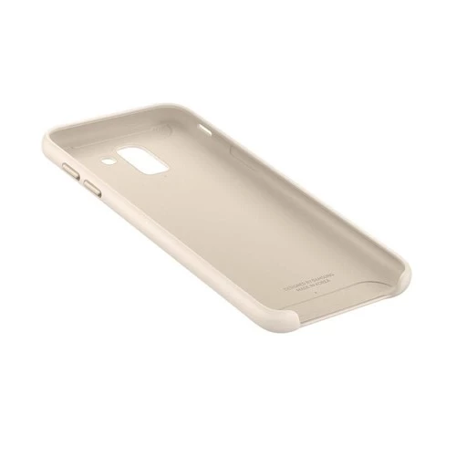 Galaxy J6 2018 ile Uyumlu Dual Layer Sert Kılıf Gold - 2