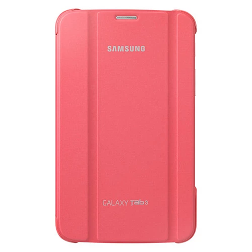 Galaxy Tab 3 7.0" T210 ile Uyumlu Bookcover Kılıf Pembe EF-BT210BPEGWW - 3