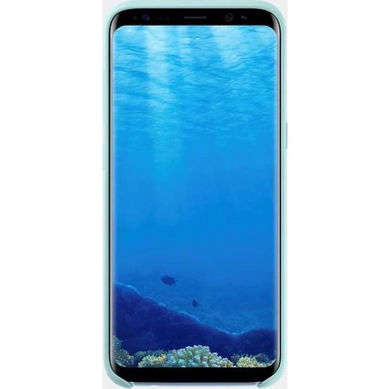 Galaxy S8 ile Uyumlu Silikon Kılıf Mavi EF-PG950TLEGWW - 2