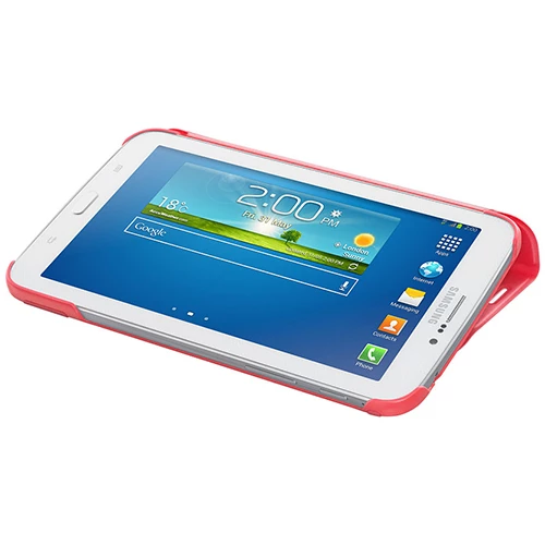 Galaxy Tab 3 7.0" T210 ile Uyumlu Bookcover Kılıf Pembe EF-BT210BPEGWW - 2