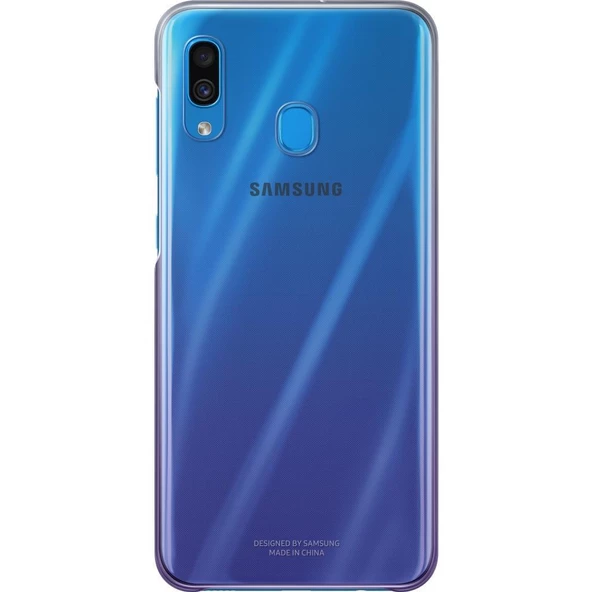 Galaxy A20 ile Uyumlu Mor Koruyucu Kılıf EF-AA205CVEGWW - 2