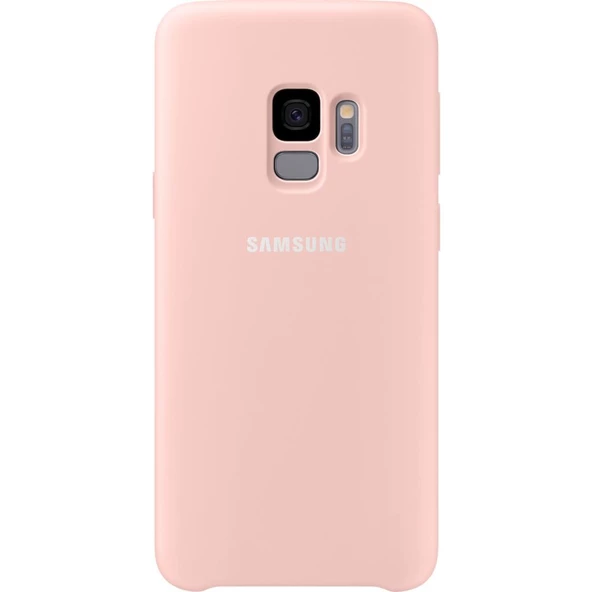 Galaxy S9 ile Uyumlu Kılıf Silicone Cover Pembe EF-PG960TPEGWW - 3