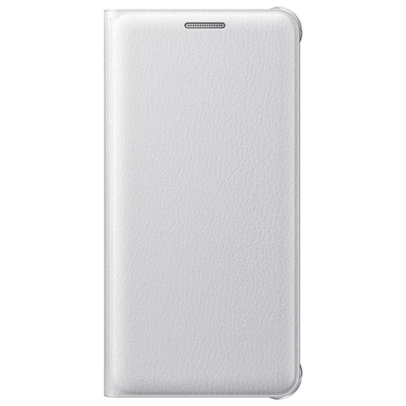 Galaxy A3 (2016) ile Uyumlu Kılıf Flip Cover Beyaz - 1