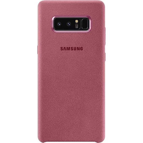 Galaxy Note 8 ile Uyumlu Alcantara Kılıf Pembe EF-XN950APEGWW (Out)