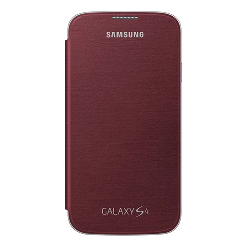Galaxy S4 ile Uyumlu Flip Cover Kılıf Kırmızı EF-FI950BREGWW (Out) - Resim 2