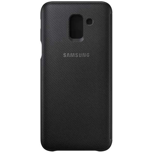 Galaxy J6 2018 ile Uyumlu Wallet Cover Kılıf Siyah EF-WJ600CBEGWW - Resim 2