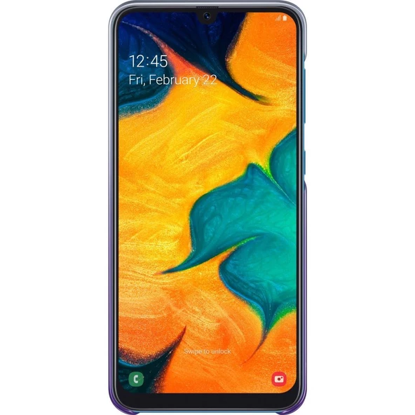 Galaxy A20 ile Uyumlu Mor Koruyucu Kılıf EF-AA205CVEGWW - 3