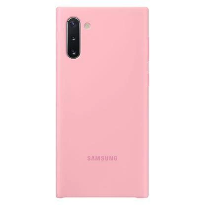 Galaxy Note 10 ile Uyumlu Silikon Kılıf Pembe EF-PN970TPEGWW - 1