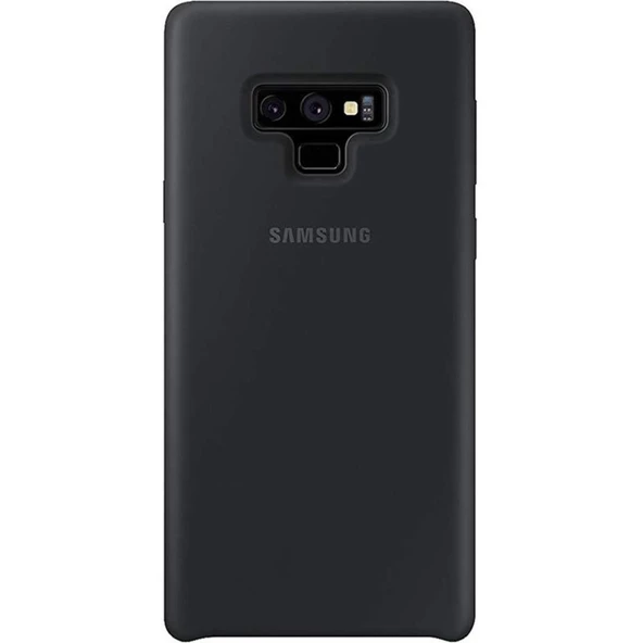 Galaxy Note 9 ile Uyumlu Kılıf Silicone Cover Siyah EF-PN960TBEGWW (Out)