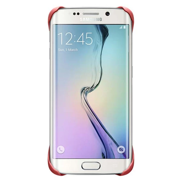 Galaxy S6 Edge ile Uyumlu Protective Cover Kırmızı EF-YG925BPE - 2