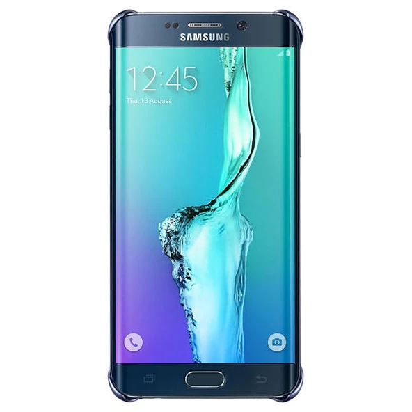 Galaxy S6 Edge Plus ile Uyumlu Clear Back Cover Koyu Lacivert EF-QG928CBEGWW Out - 3