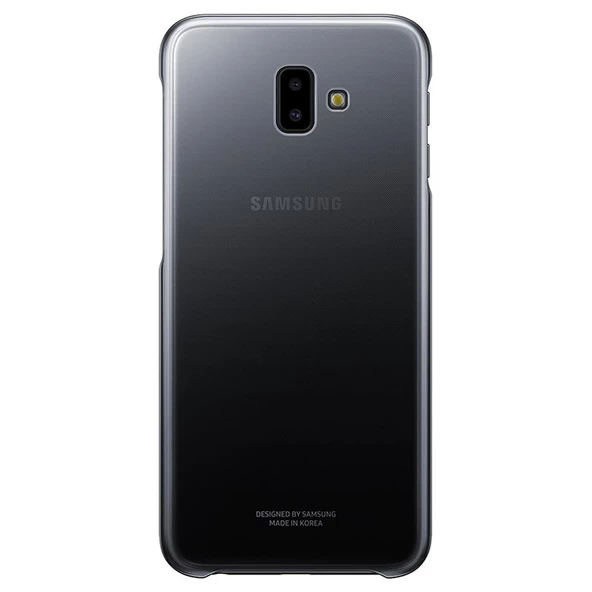 Galaxy J6 Plus ile Uyumlu Gradation Kılıf Siyah EF-AJ610CBEGWW - 5