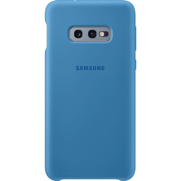 Galaxy S10e ile Uyumlu Kılıf Silicone Cover Mavi EF-PG970TLEGWW