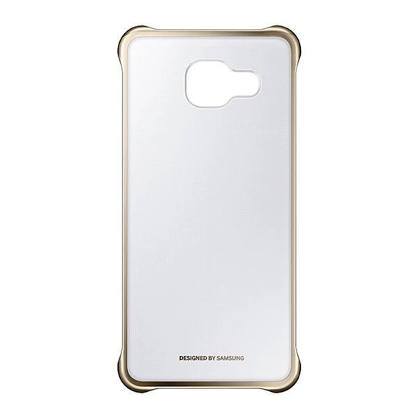 Galaxy A3 (2016) A310F ile Uyumlu Clear Back Cover Kılıf Altın EF-QA310CFEGWW - 1
