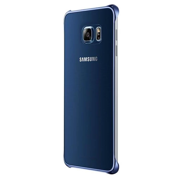 Galaxy S6 Edge Plus ile Uyumlu Clear Back Cover Koyu Lacivert EF-QG928CBEGWW Out - 4