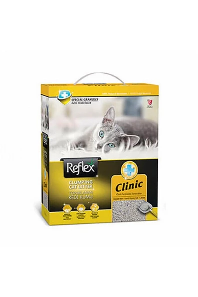 Reflex Kedi Kumu Klinik Sarı 10 Lt