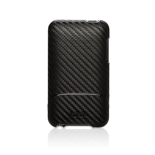 Griffin iPod Touch 4 ile Uyumlu Karbon Desenli Stantlı Kılıf Graphite RE01943 - 3