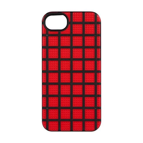 Griffin iPhone SE/5S/5 ile Uyumlu MeshUps Sert Kılıf Kırmızı GB35950 - 1