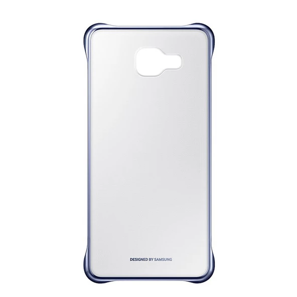 Galaxy A7 (2016) A710F ile Uyumlu Clear Back Cover Kılıf Lacivert EF-QA710CBEGWW