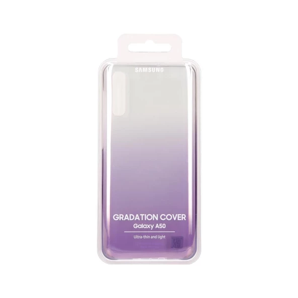 Galaxy A50 ile Uyumlu Clear Cover Mor EF-AA505CVEGWW - 1