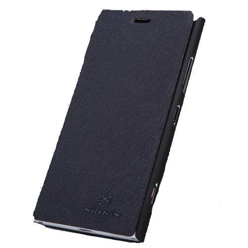 Nillkin Lumia 920 ile Uyumlu Yana Açılan Kapaklı Kılıf Siyah Renk - 3
