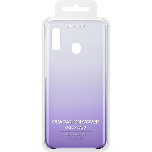 Galaxy A20 ile Uyumlu Mor Koruyucu Kılıf EF-AA205CVEGWW - 1