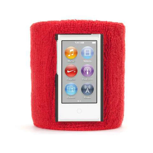 Griffin iPod nano 7 ile Uyumlu Sportcuff Bilek Bandı Kılıf Kırmızı RE36646