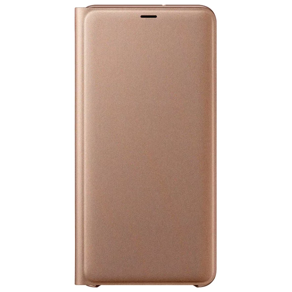 Galaxy A7 2018 ile Uyumlu Wallet Cover Kılıf Altın EF-WA7500PFEGWW - 1