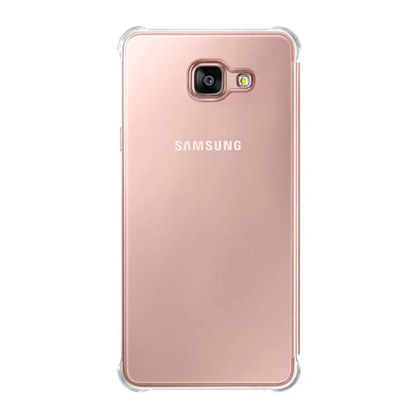 Galaxy A5 (2016) A510F ile Uyumlu Clear View Cover Rose Gold EF-ZA510CZEGWW - 2