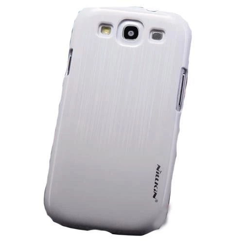Nillkin i9300 Galaxy S3 ile Uyumlu Sert Kauçuk Kılıf (Dynamic Fashion) Beyaz - 1