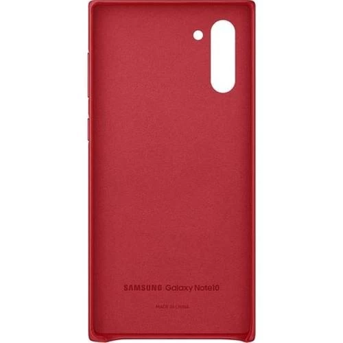 Galaxy Note 10 ile Uyumlu Deri Kılıf Kırmızı EF-VN970LREGWW - 3