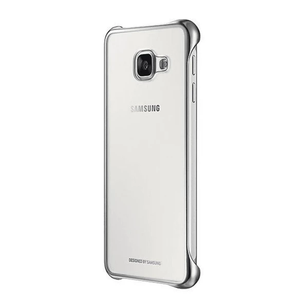 Galaxy A3 (2016) A310F ile Uyumlu Clear Back Cover Kılıf Gümüş EF-QA310CSEGWW (Out) - 2