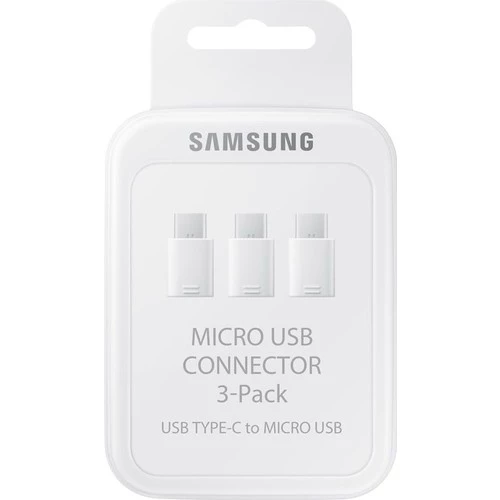 Micro USB to USB Type C Adaptörü 3-Pack EE-GN930KWEGWW