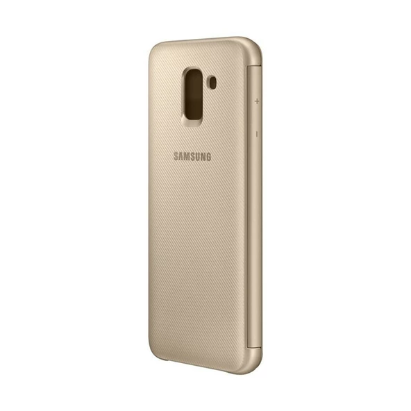 Galaxy J6 2018 ile Uyumlu Wallet Cover Kılıf Altın EF-WJ600CFEGWW - 5