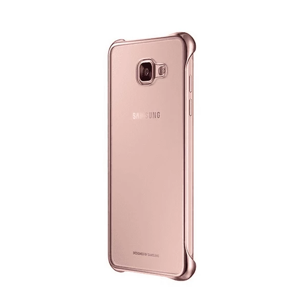 Galaxy A5 (2016) A510F ile Uyumlu Clear Back Cover Kılıf Rose Gold EF-QA510CZEGWW(Out)