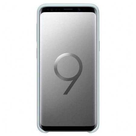 Galaxy S9 ile Uyumlu Kılıf Silicone Cover Mavi EF-PG960TLEGWW - 4