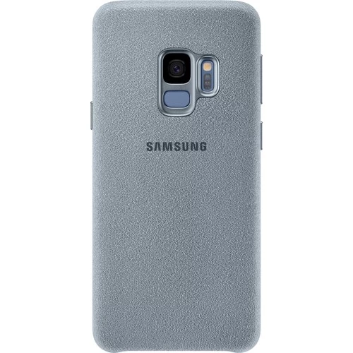 Galaxy S9 ile Uyumlu Alcantara Kılıf Gri EF-XG960AMEGWW - 1