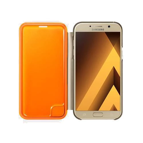 Galaxy A5(2017) ile Uyumlu Neon Flip Cover Altın EF-FA520PFEGWW - 3