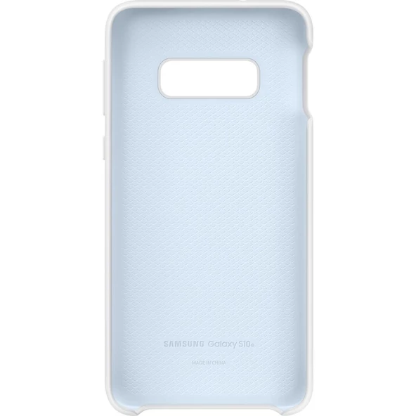 Galaxy S10e ile Uyumlu Kılıf Silicone Cover Beyaz EF-PG970 - Resim 4