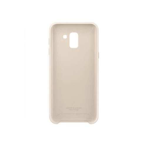 Galaxy J6 2018 ile Uyumlu Dual Layer Sert Kılıf Gold - 3