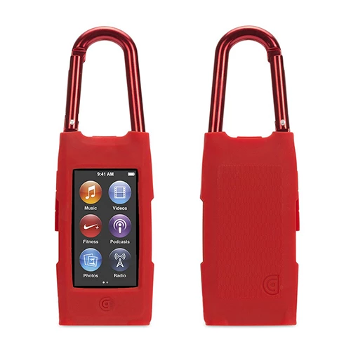 Griffin iPod Nano 7 ile Uyumlu Courier Clip II Kılıf Kırmızı RE36886